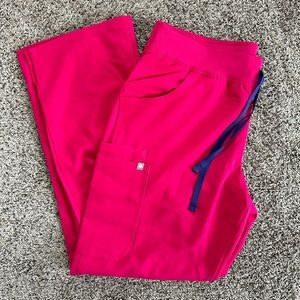 Figs Ultra Rose Kade Cargo Scrub Pants